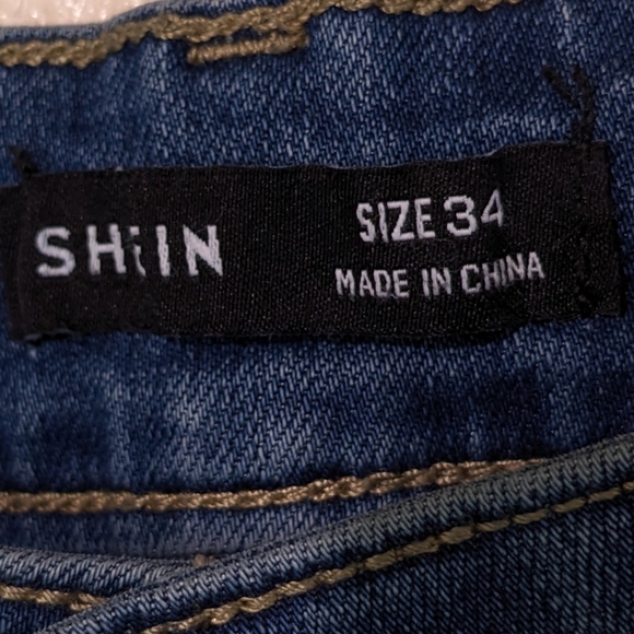 Medium wash long tall flared stretchy high rise jeans - Picture 8 of 8